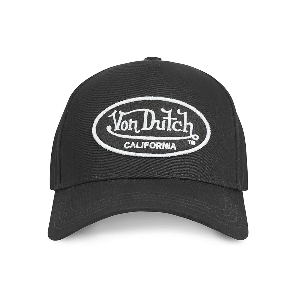 【Von Dutch】 ボンダッチ Black Trucker ユニセックスキャップ Von Dutch】 ボンダッチ Black Trucke ユニセックスキャップ